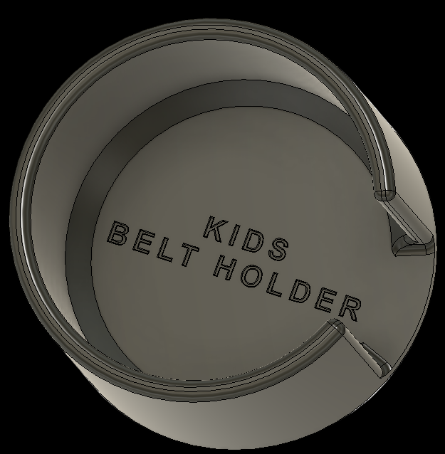 3-d printed belt holder
